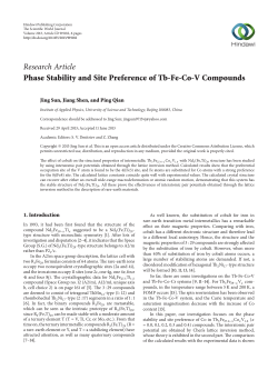 Phase Stability and Site Preference of Tb-Fe-Co