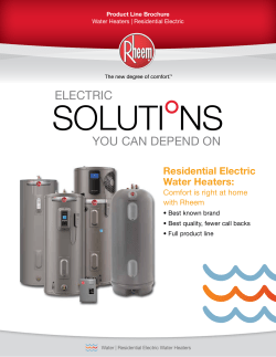 ELECTRIC YOU CAN DEPEND ON