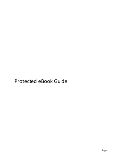 Protected eBook Guide - eCampus