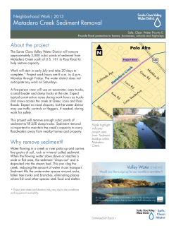 Matadero Creek Sediment Removal