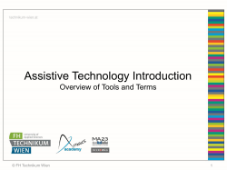 Assistive Technology Introduction
