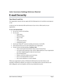 E-mail Security