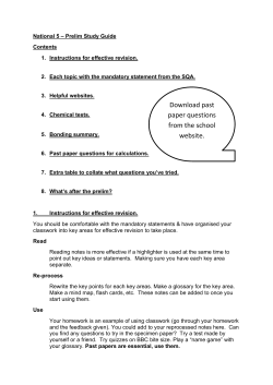 National 5 study guide