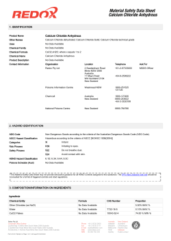 Calcium Chloride Anhydrous