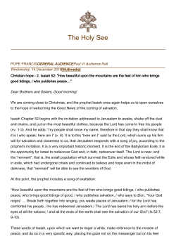 The Holy See
