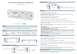 FF-RCVR-RGB Spec Sheet