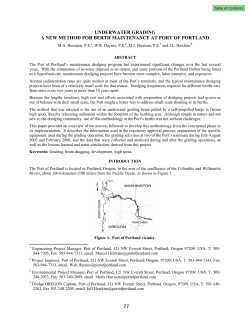 underwater grading a new method for berth maintenance at port of