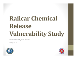 Railcar Chemical Release Vulnerability Study