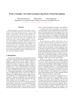 Write a Classifier: Zero-Shot Learning Using Purely