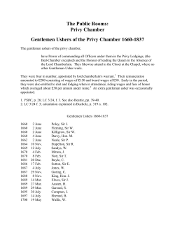 Chamber List 2 - Database of Court Officers