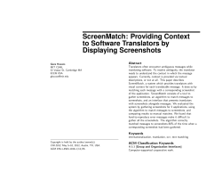 ScreenMatch - User Interface Design Group