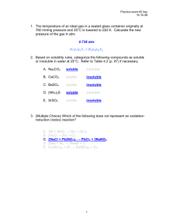 Practice Exam #2 Key