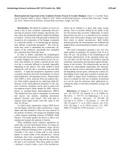 Dielectrophoretic Separation of the Symbiotic Protists Present in