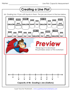 Make a Line Plot: Capacity