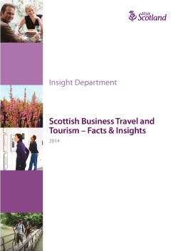 Scottish Business Travel and Tourism &ndash; Facts