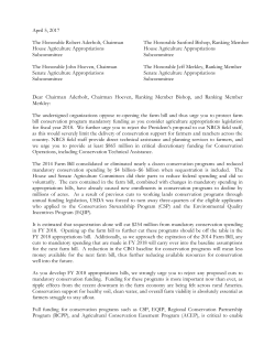 coalition letter - American Water Works Association