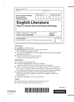 Question Paper - Edexcel