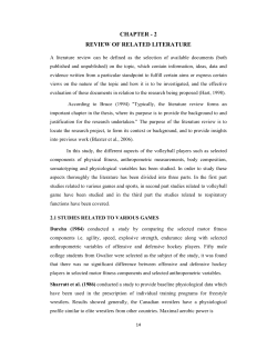 chapter - 2 review of related literature