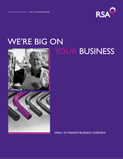 WE`RE bIg On yOUR bUSInESS