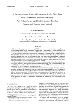 A Parameterization Scheme of Orographic Gravity Wave Drag with