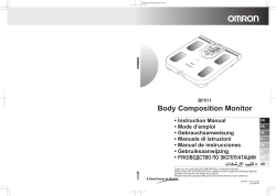 Body Composition Monitor