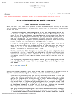 Are social networking si...Networking - ProCon.org