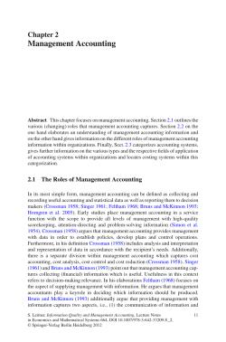 Management Accounting