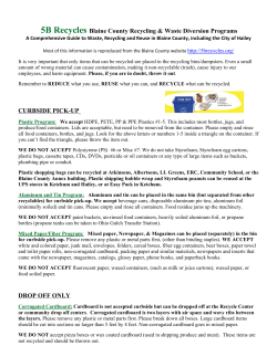 5B Recycles - City of Hailey