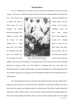 The Salt March