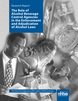 The Role of Alcohol Beverage Control Agencies in the