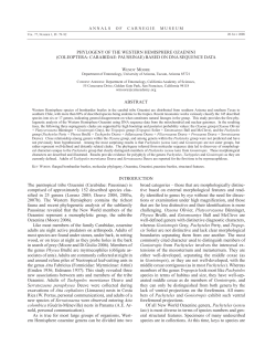 Annals of the Carnegie Museum 77(1)