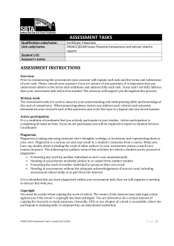FNSACC301A AssesTool