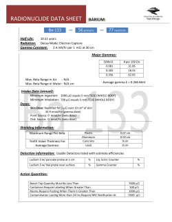 Ba-133 - UCSD EHS