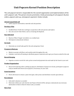 Unit Popcorn Kernel Position Description