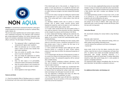 NonAqua is a revolutionary waterproof protection, which gives