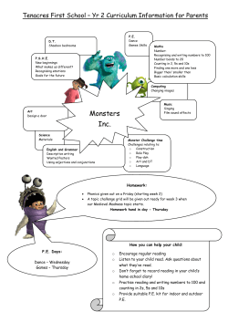 Monsters Inc. - Tenacres First School