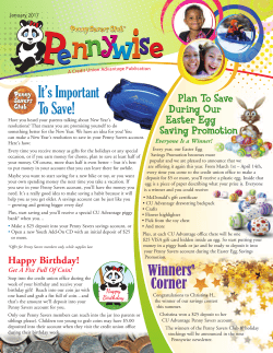 January 2017 Newsletter - Credit Union Advantage