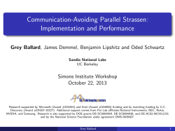 slides - Simons Institute for the Theory of Computing