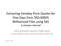 millisecond data files