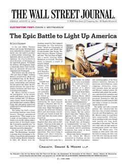 The Epic Battle to Light Up America