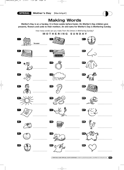 Making Words - Scholastic UK
