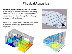 Physical Acoustics