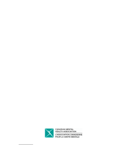 The Mental Health Needs of an Aging Population - CMHA-NL