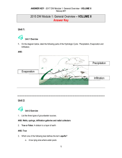 2015 DW Module 1: General Overview &ndash; VOLUME II Answer Key