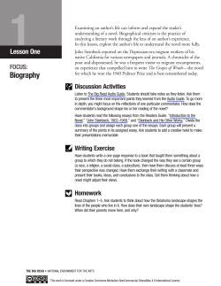 Biography - NEA Big Read