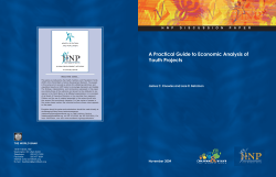 A Practical Guide to Economic Analysis of Youth Projects