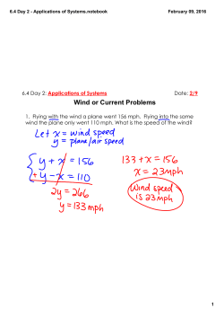 6.4 Day 2 - Applications of Systems.notebook