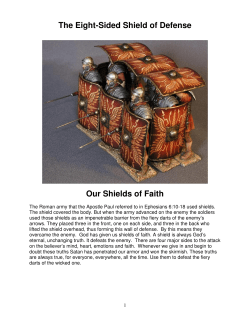 The Eight-Sided Shield of Defense Our Shields of Faith