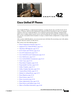 Cisco Unified IP Phones, page 36-1