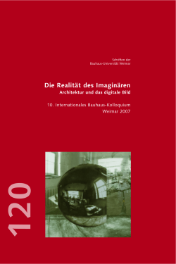 Dokument_1. - UB Weimar OPuS